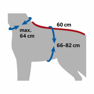 PEIGNOIR CHIEN GRIS 50 CM M