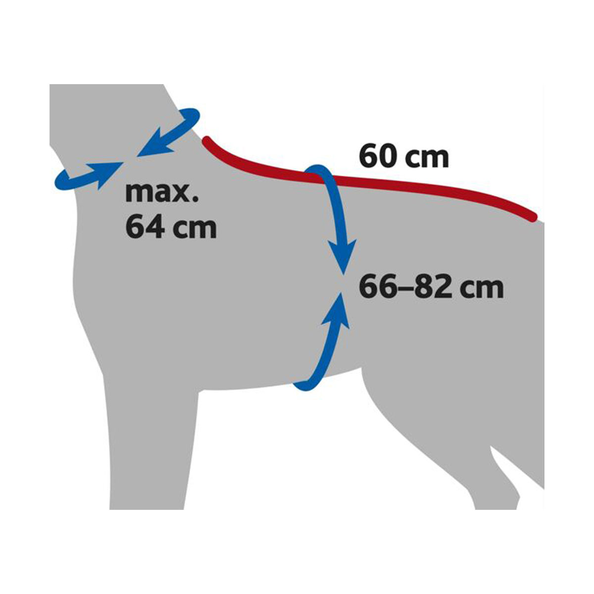 PEIGNOIR CHIEN GRIS 50 CM M