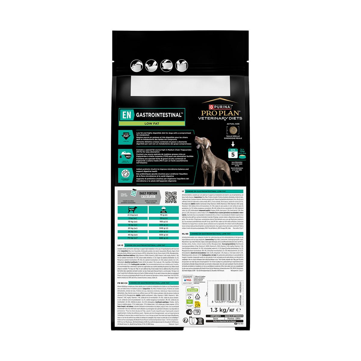 PPVD CN EN GASTROINT LOW FAT 1,3KG