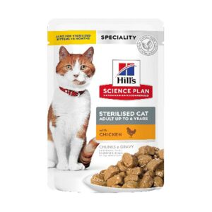 SP CT ADULT >6 STERIL CHICKEN12X85G