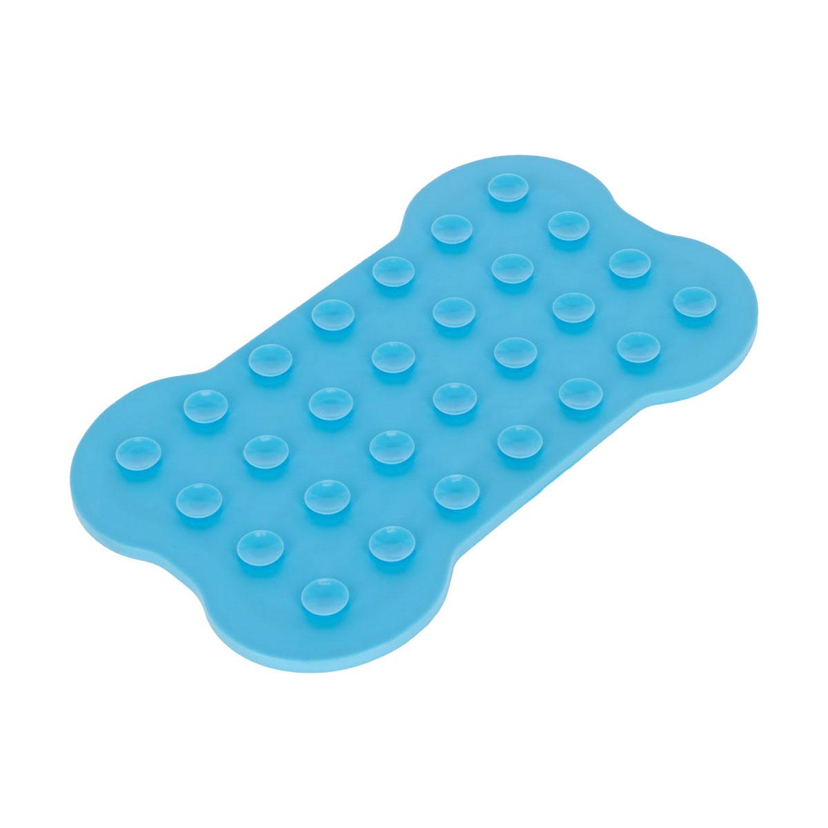 TAPIS A LECHER 13X22CM BLEU