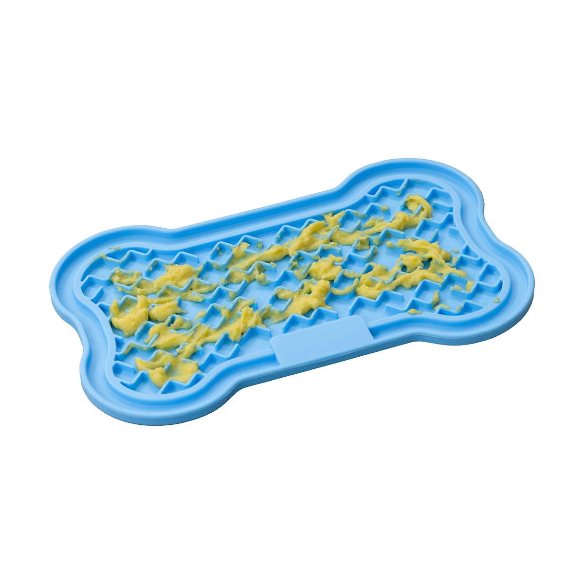 TAPIS A LECHER 13X22CM BLEU