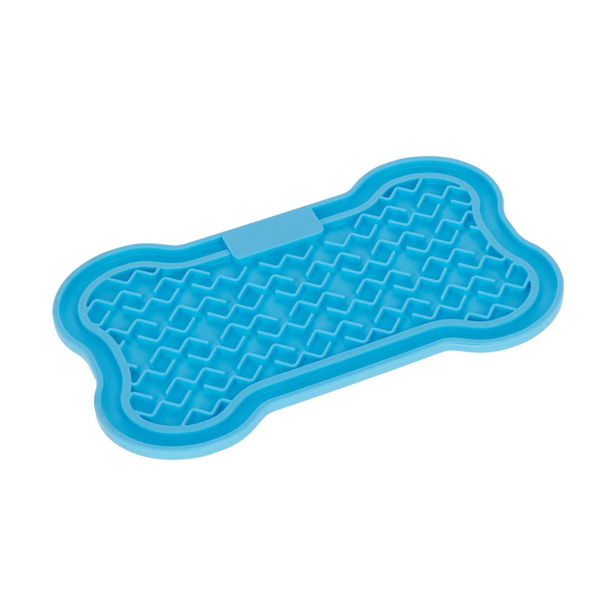 TAPIS A LECHER 13X22CM BLEU