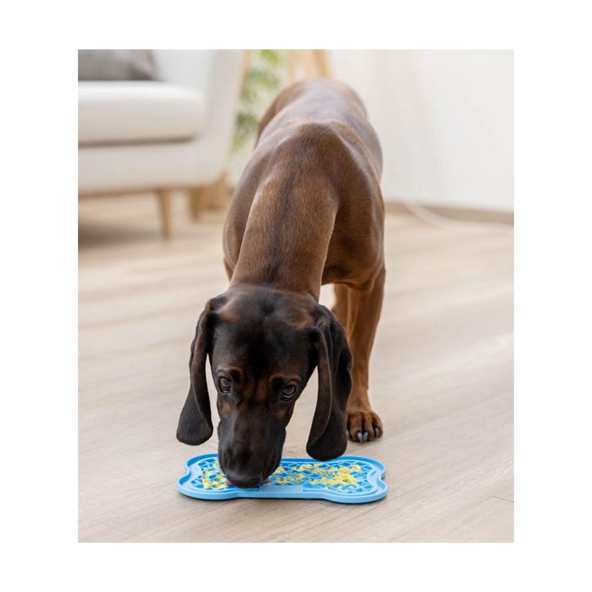 TAPIS A LECHER 13X22CM BLEU