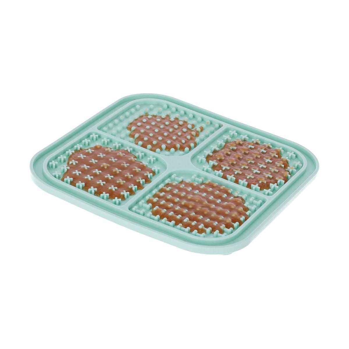 TAPIS A LECHER 20X20CM TURQUOISE