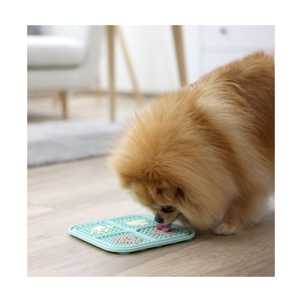 TAPIS A LECHER 20X20CM TURQUOISE