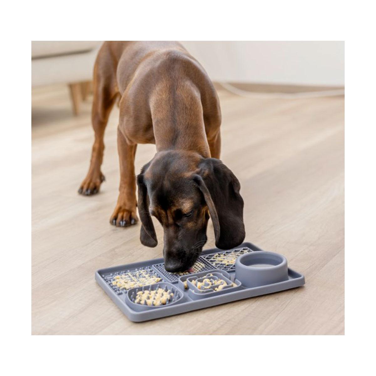 TAPIS A LECHER XL GRIS