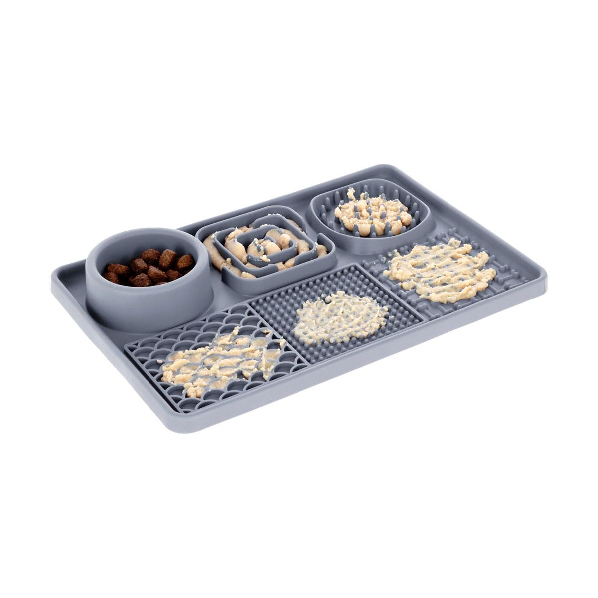 TAPIS A LECHER XL GRIS