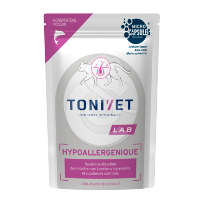 Tonivet Chat hypoallergénique Saumon Sachet repas - TON158